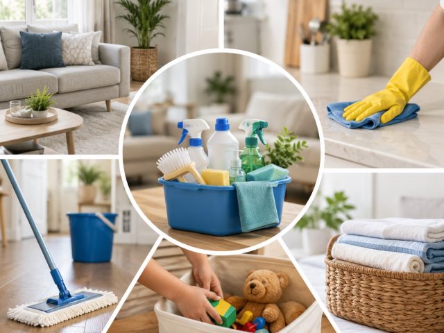 Cleaning Tips for Busy Families