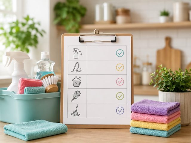 How to Build a Cleaning Schedule That Actually Works
