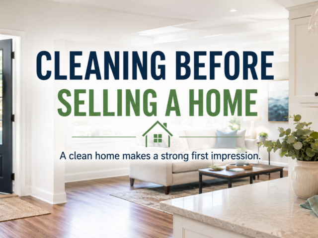 Cleaning Before Selling a Home